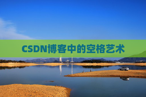 CSDN博客中的空格艺术